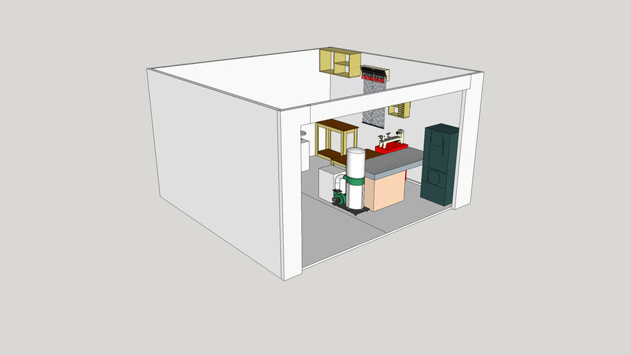 Woodworking Shop Layout 2 Car Garage