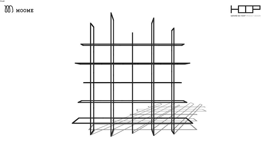 metal room divider display 3D Warehouse