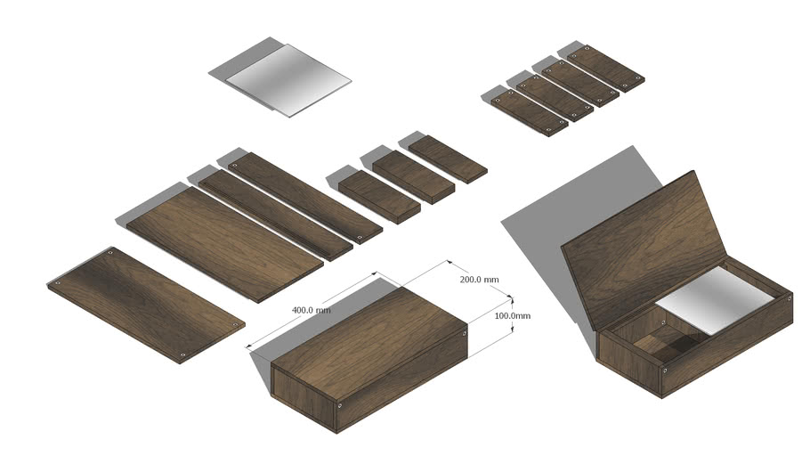 Coffer Box 3D Warehouse
