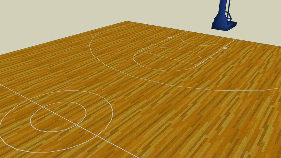 Basketball (NBA) court 3D Warehouse