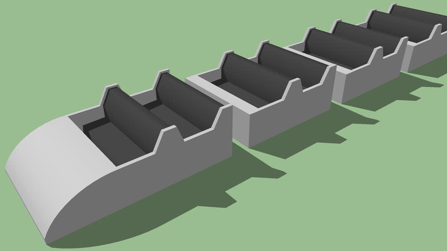 ACP Tools Roller Coaster Carts 3D Warehouse