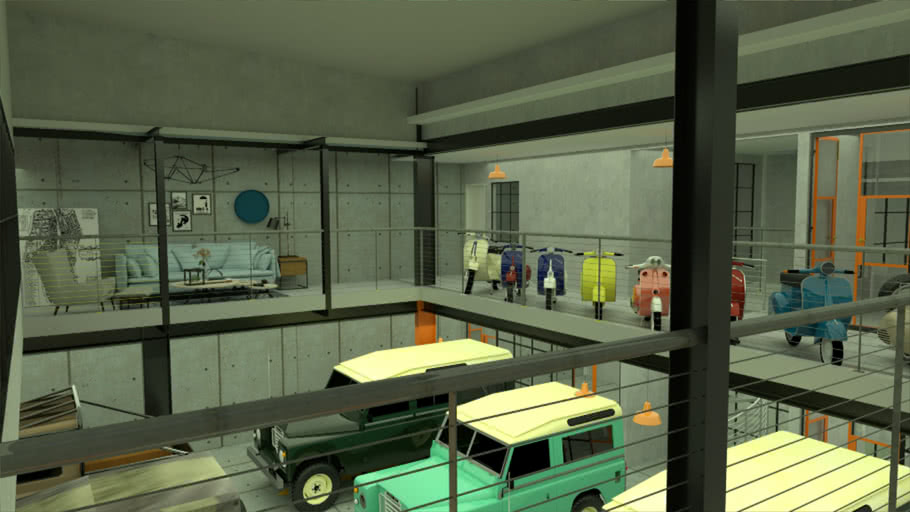 Interior Showroom Classis 3D Warehouse