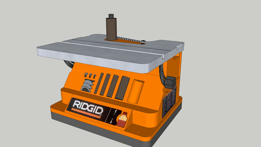 Ridgid Oscillating Spindle Sander 3D Warehouse