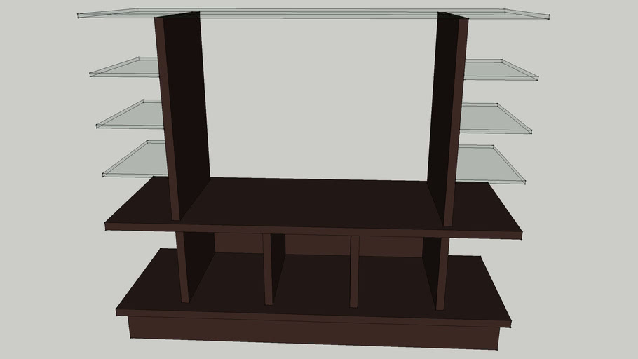 Modern Tv Rack 3d Warehouse