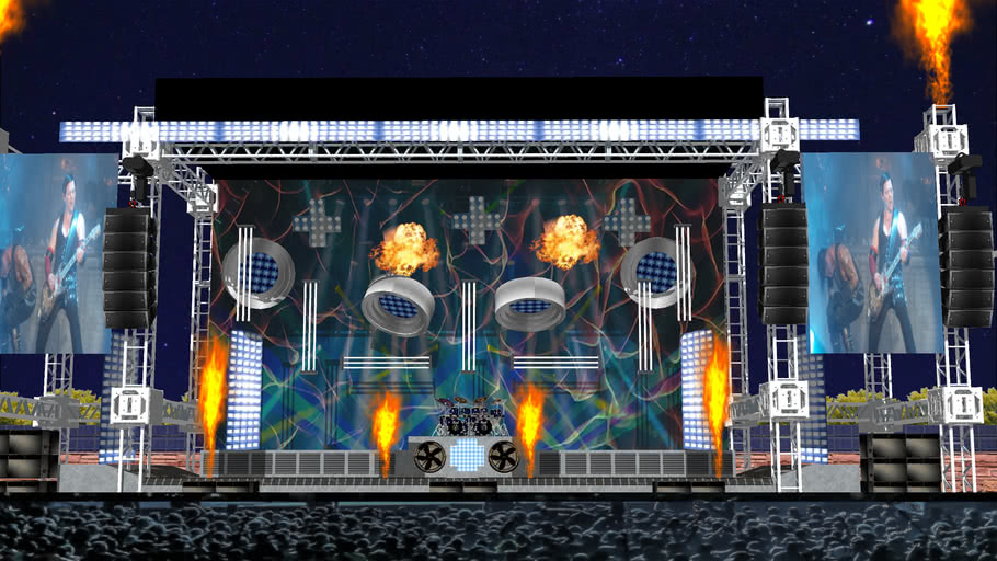Rammstein Stage Concert 3D Warehouse