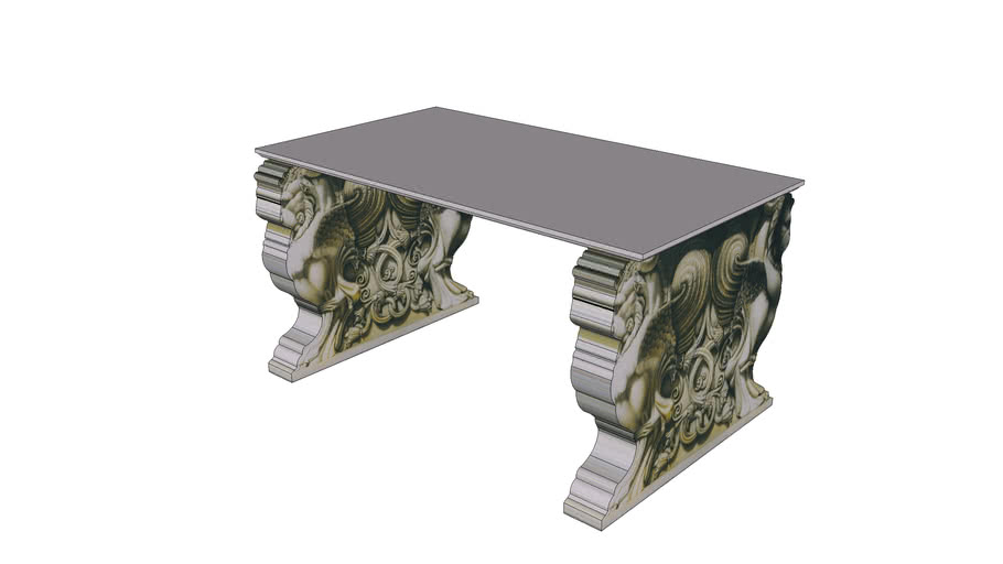 Ancient Roman Stone table 3D Warehouse