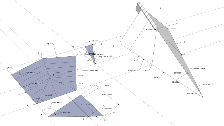 Sloping Ridge On Pentagonal Ground Plan | 3D Warehouse