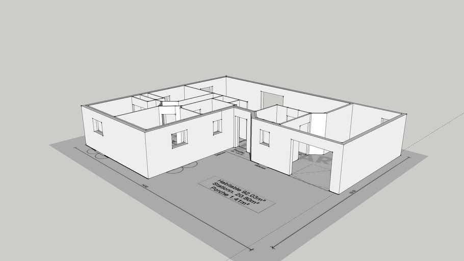 Maquette Maison 3d Warehouse