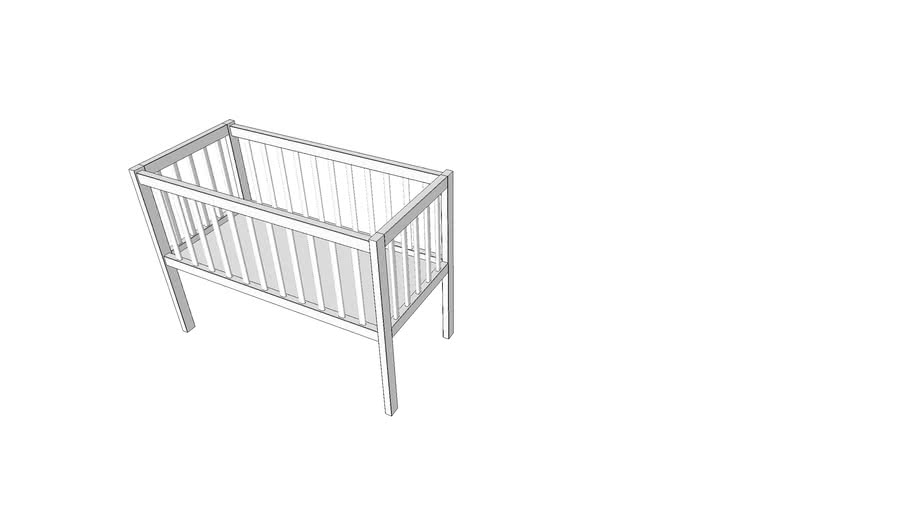 Woodies Bedside Crib | 3D Warehouse