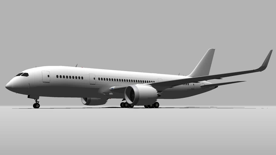 Download Boeing 787 3 View PSD Mockup Templates