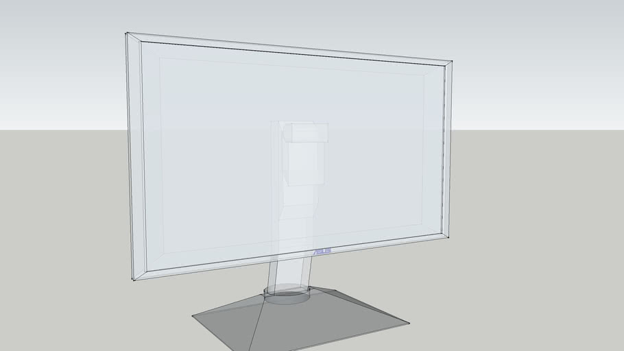 Asus 4K  Monitor 3D Warehouse 