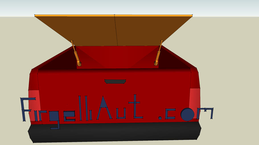 Truck Electric Tonneau Cover Lift Using A Linear Actuator 3d Warehouse