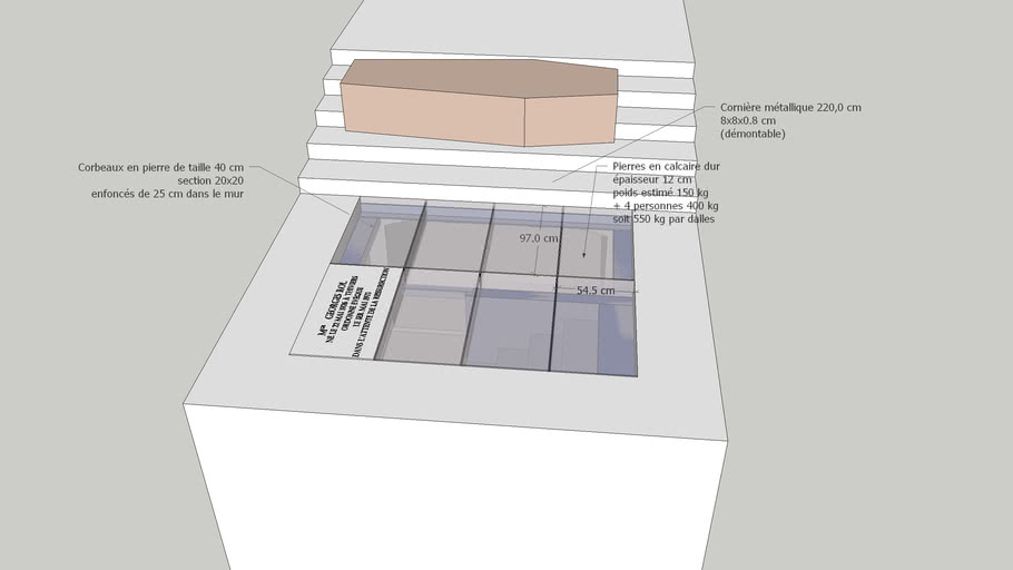 Caveau épiscopal | 3D Warehouse