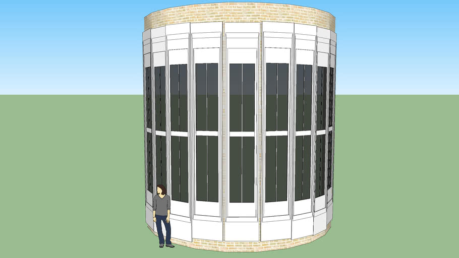 half circle wall 3D Warehouse