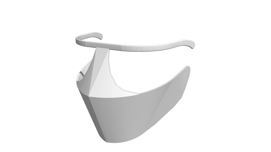 3d protective face mask