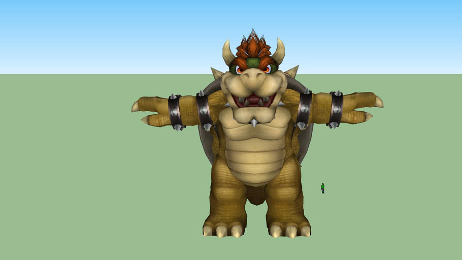 Bowser from SSBB 3D Warehouse