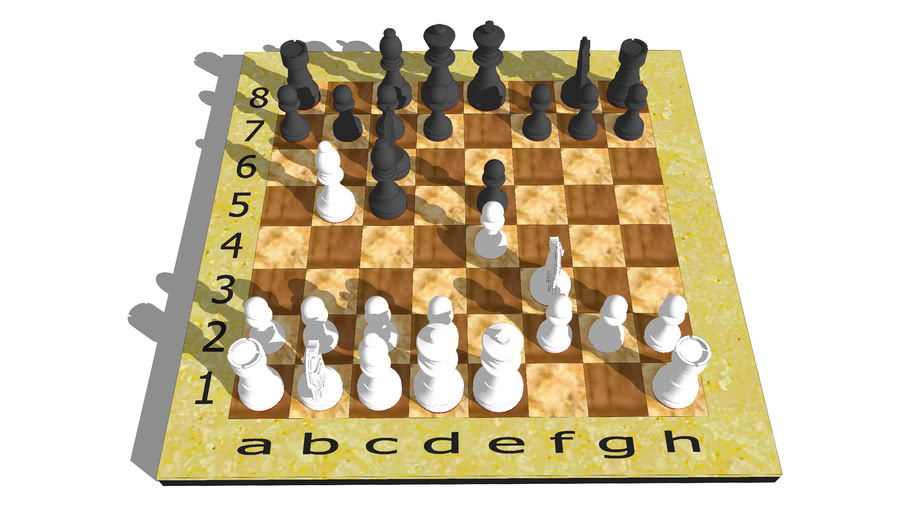 Chess - Open game openings | 3D Warehouse