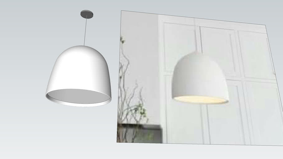 Luminaria colgante minimalista (pendant light) 3D Warehouse