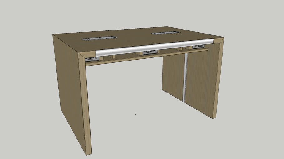 Table Powerbar 60 W X 42 D X 43 H By Bernhardt Design 3d Warehouse