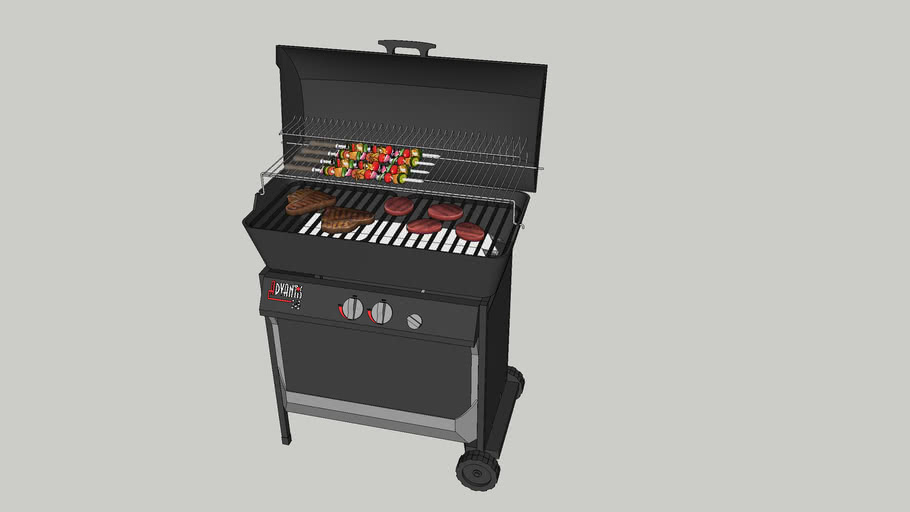 LÒ BBQ DI ĐỘNG | 3D Warehouse