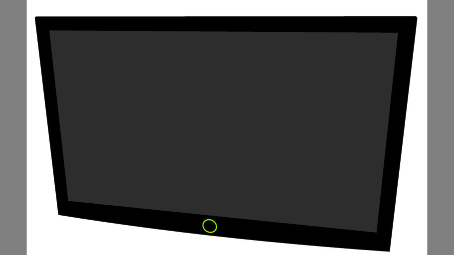 WALL MOUNTED HDTV (comes with a wall bracket) | 3D Warehouse