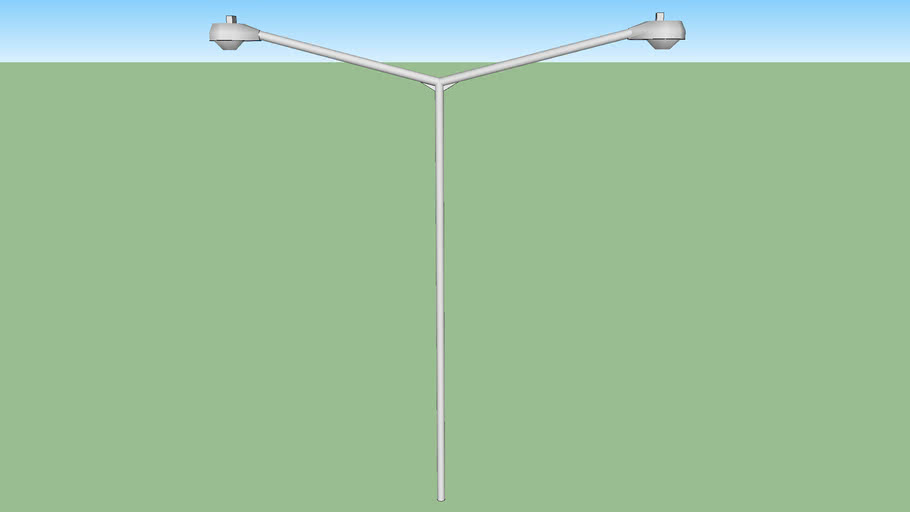 Street Light Toll Road Style 3D Warehouse