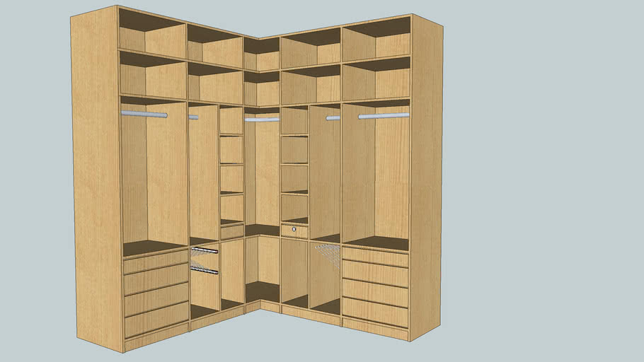 Closet mdf 3D Warehouse