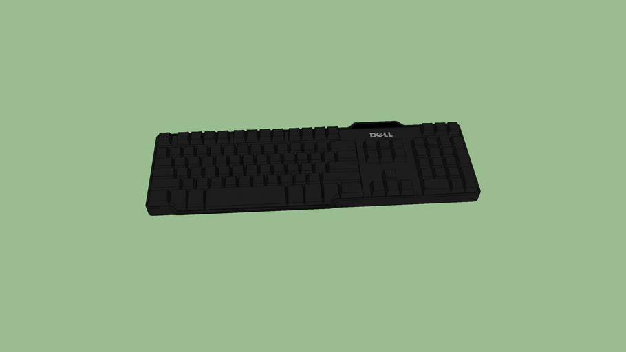 Dell Wired Usb Keyboard Sk 8115 3d Warehouse