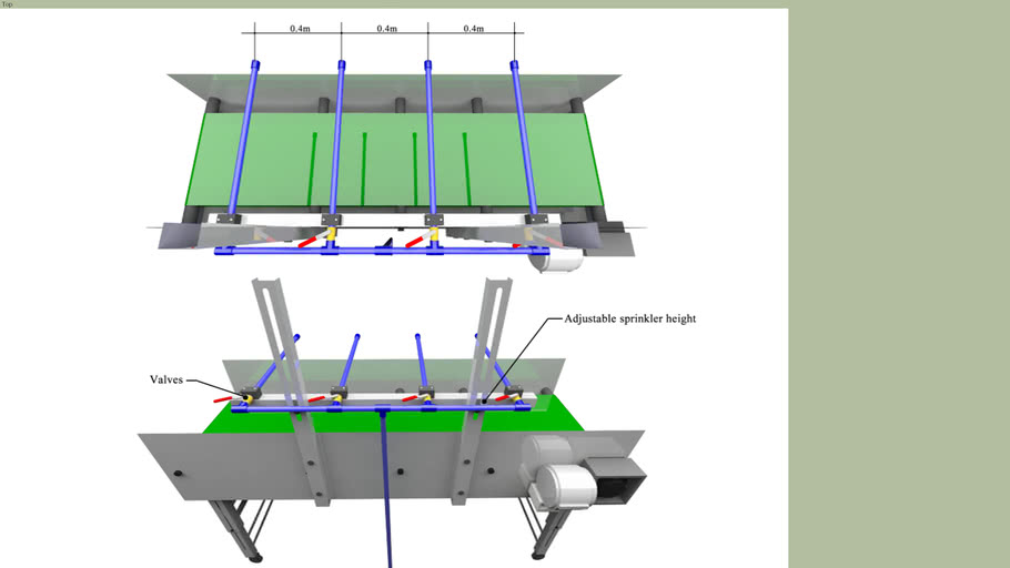 watering conveyor 3D Warehouse