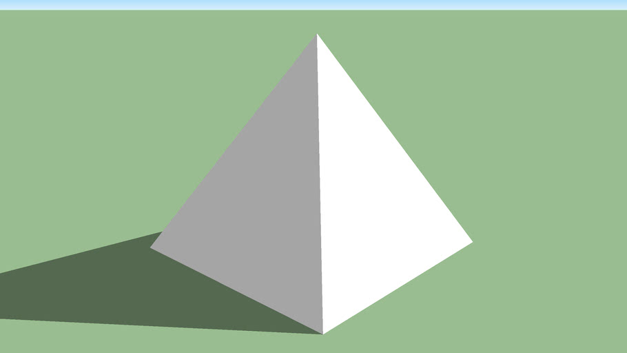 Square Based Pyramid 3D Warehouse