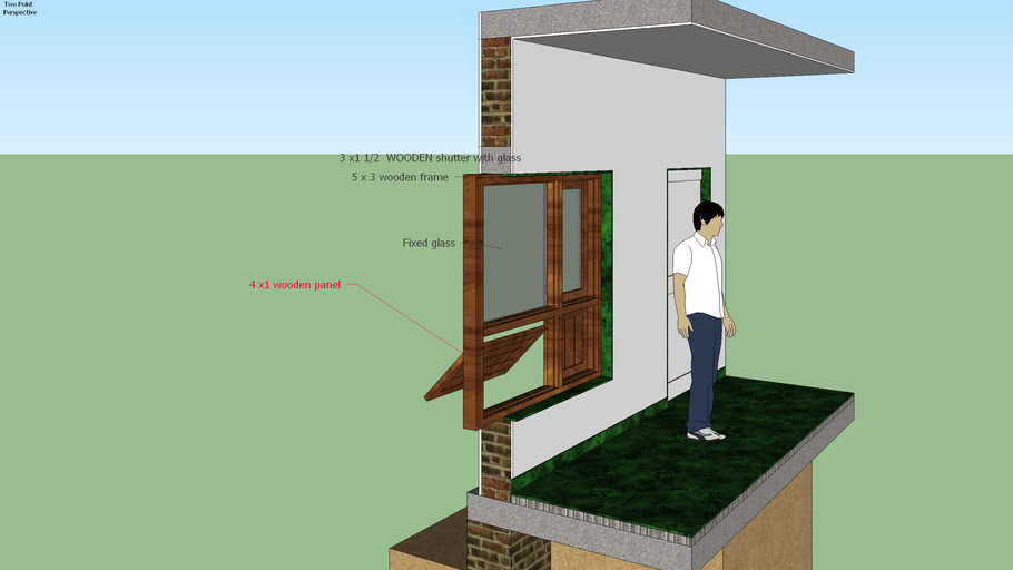 Wooden Window Details 3d Warehouse