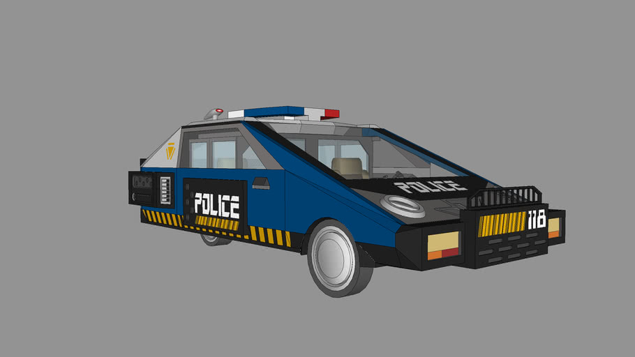 Cyberpunk Police Car | 3D Warehouse