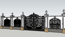 cổng hàng rào | 3D Warehouse