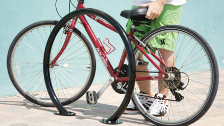 the warehouse bike rack