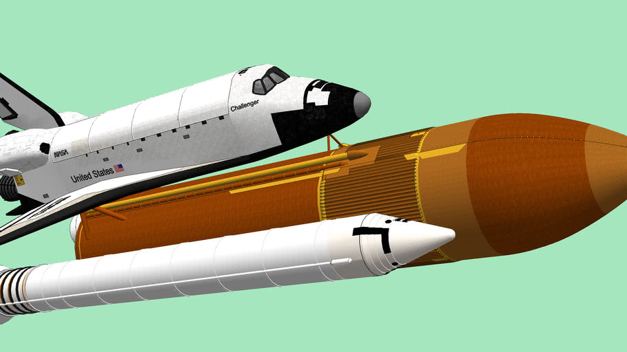 Space Shuttle Challenger STS-51-L | 3D Warehouse