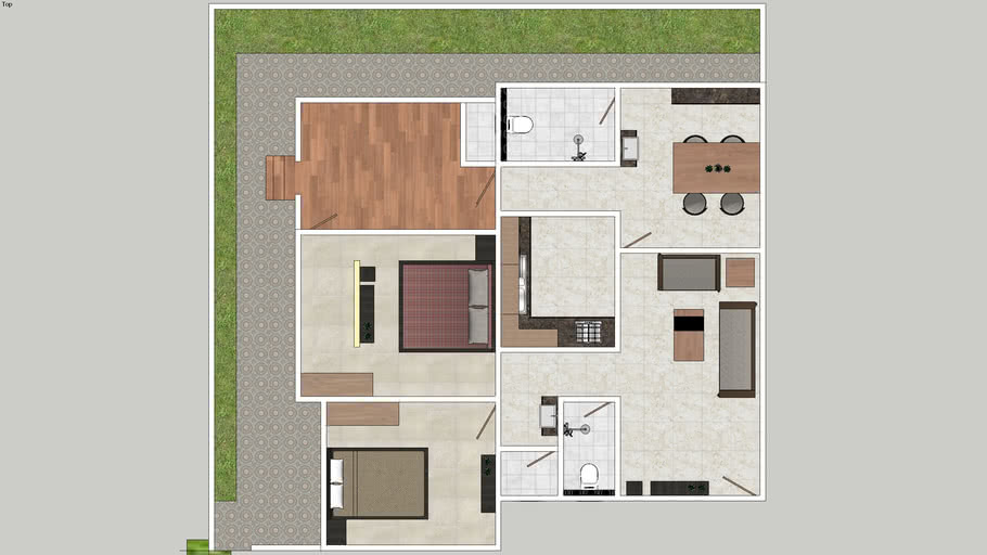 2 BHK | 3D Warehouse