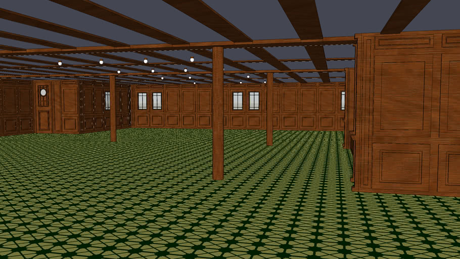 Titanic Second Class Smoking Room Version Three 3d Warehouse