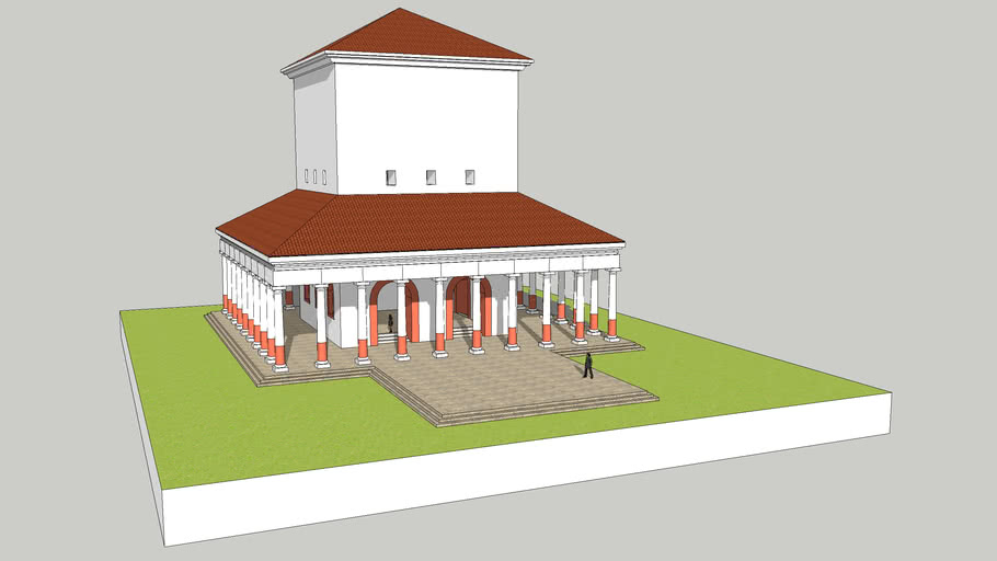 temple de Janus à Autun | 3D Warehouse