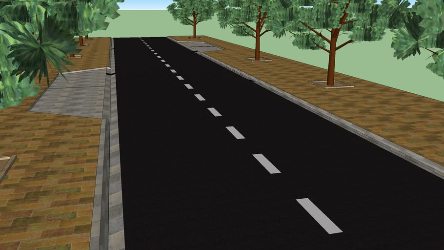 Route De Centre Ville 3d Warehouse