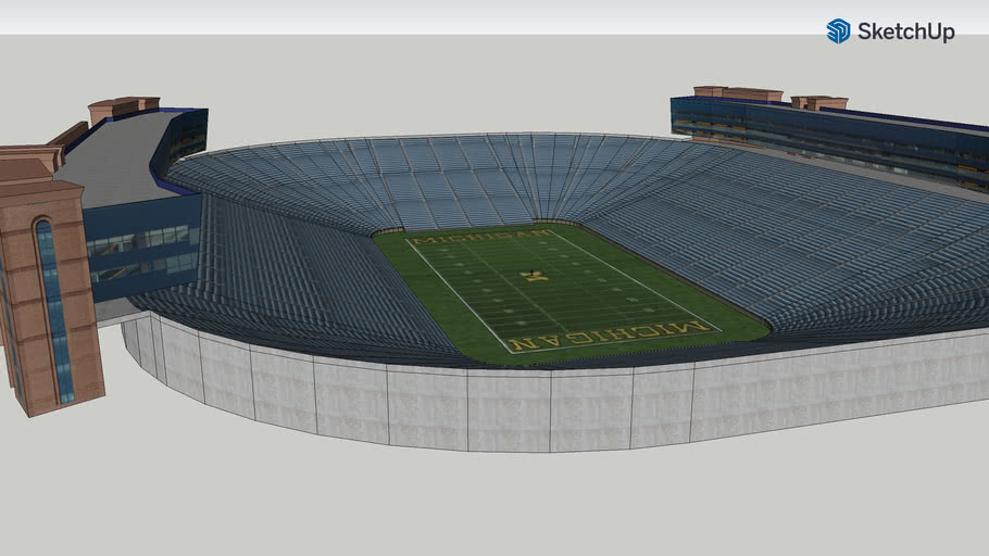 Michigan Stadium 3D Warehouse