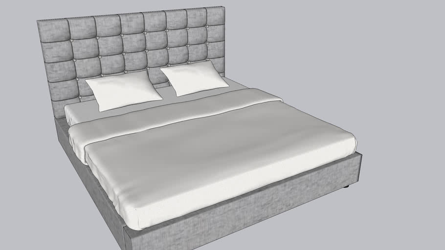 Belle Storage Bed King Light Grey Fabric (rn-1001-29) 