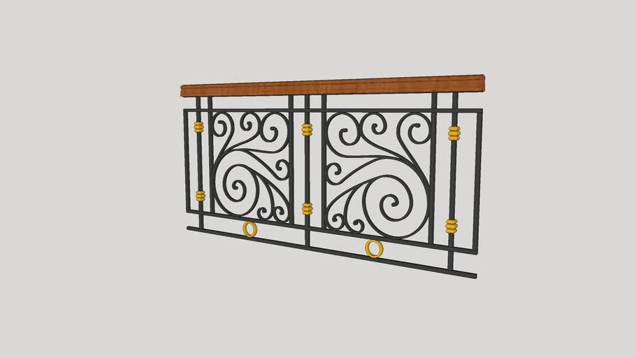 Railing 1 3D Warehouse