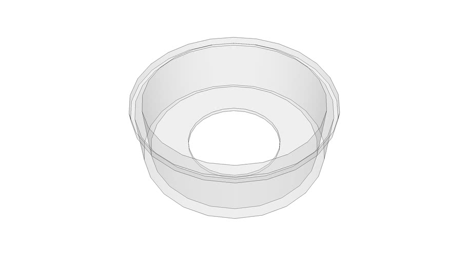 ProDec Flat Bottom 1/4' SNAPCAPS Washers (12/121/4) 3D Warehouse