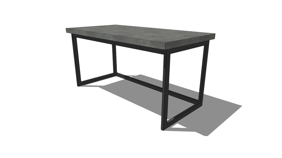 HCD – 30x60 Stretcher 1 Desk w/1x2 Tube Steel