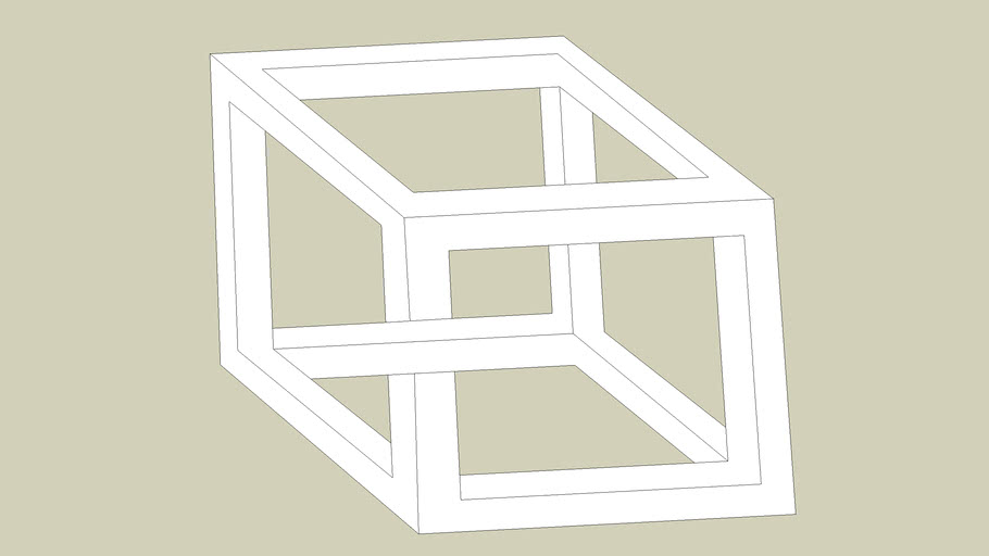 Necker Cube | 3D Warehouse