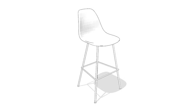 High chair/stool | 3D Warehouse