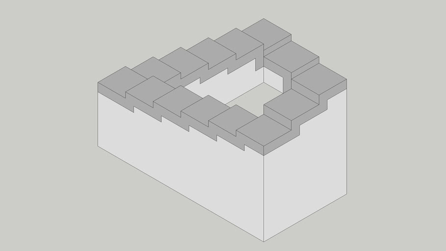 Penrose Stairs 3D Model 3D Warehouse