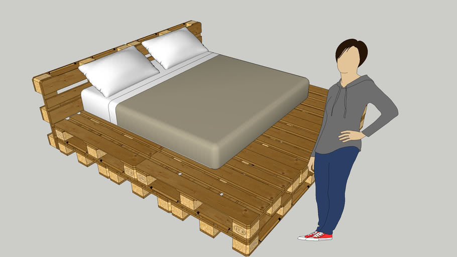 How Many Pallets To Make A King Size Bed Bed Western