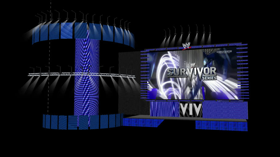 WWE Survivor Series 2008 HD! MY BEST MODEL YET  3D Warehouse