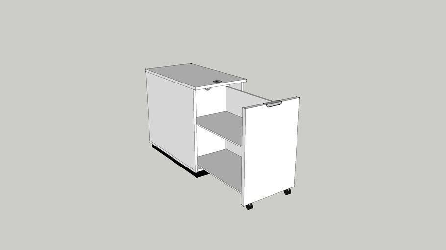Ikea Galant Storage Unity For Printer 3d Warehouse
